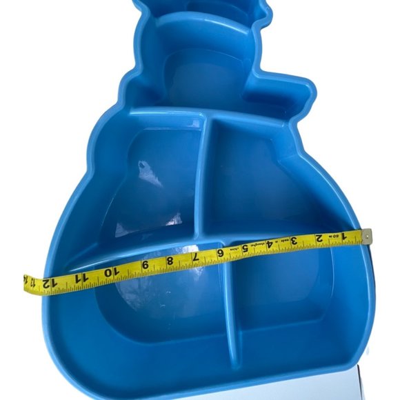 🌸4/$50🌸 Large Plastic Snowman Shaped Storage Box with Lid - Picture 8 of 10